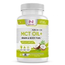 Keto MCT Oil Cápsulas com C8 & C10 - Cetose de ação rápida Cérebro e combustível corporal para mulheres e homens - Todos naturais, não-GMO, Made in USA (1-Month Supply)