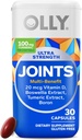 OLLY Ultra Joint Softgels, Extrato Boswellic, Açafrão, Vitamina D, Boron, Fonte de 30 dias - 30ct