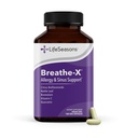 Respiração-X - Suplemento de alívio de alergia e sinusal - Suporta Sinusos e desconforto nasal - Não-Drowsy & Fast-Acting - Quercetin, Bromelain, Citrus Bioflavonoids, Folha de Nettle & Vitamina C - 180 Cápsulas