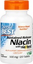 Melhor Release Real Niacin Extended, 500 mg, 120 Conde