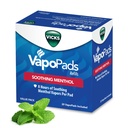 Vicks VapoPads Original Menthol Scent - Vapor Pads Refil para Vicks Humidificadores e Inaladores Vapor, Scent Pads para Congestion e Cough Relief, 20-Pack, Box Color May Vary