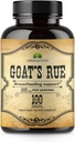 Cápsulas da Rue 1000mg - Cabras naturais Rue Herbal Supplement - Natural Galega Officinalis para aleitamento materno - Produção de leite materno Suplemento alimentar Suporte - 100 Caps