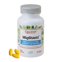 Saúde Quântica MigShield Magnésio Suplemento com Riboflavina & CoQ10 Ajuda a promover a função adequada do coração do cérebro & músculos Essencial Nutricional diário para mulheres e homens - 60 comprimidos