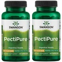 Swanson PectiPure Citrus modificado Pectina-Suporta Saúde Digestiva e Saúde Celular-Entrega Mínimo de 82% Ácido Galacturônico-Suplemento de Bem-Estar Natural (60 cápsulas, 600mg cada) 2 embalagem