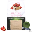 Syntrax Native Whey Protein Isolate - Kosher & Halal, Lactose & Gluten Free - Natural Strawberry Cream Flavor - 2 libras - com chaveiro