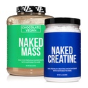 Pacote de proteína sem soja: 8LB Chocolate Vegan Mass Creatine
