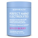 BodyHealth PerfectAmino Electrolytes Powder No Sugar, Keto Sugar Free Jesting Electrolytes Drink Mix, Hydration Powder with Trace Minerals - Mixed Berry - 30 Servings