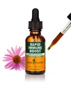 Herb Pharm orgânico rápido Imune Boost: Fast-Absorving Tintura para adultos, Echinacea Tintura com Goldenseal, Extrato de Ginger & Elderberry, Imune Supplement & Wellness Aid, 1 Oz