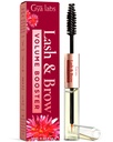 Lash Gya Labs e Óleo de Navegação - 100% Puro Natual Óleo de Castor Orgânico Cílios e Sobrancelha Sérum para pestanas & Naves Fuller-looking (0,34 Fl Oz)