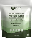 Mente de Saúde e Nutrição Taha + Mistura de Proteínas Corporais – Natural, sem sabor 25g Proteína de Whey & Colágeno + 400mg Leite Fosfolipídios