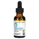 Ácido folínico, forma bioativa de folato de folinato de cálcio, sem álcool, 1 fl oz (30 ml)