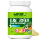 NATURELO proteína vegetal em pó, baunilha, 22g de proteína - Não-GMO, Vegan, Sem glúten, leite, ou soja - Sem sabores artificiais, coloração sintética, conservativos, ou aditivos - 20 Servings