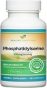 Instruções Saudáveis Phosphatidylserine Supplement—150 mg/Serving, 60 Cápsulas Vegan para Saúde Cognitiva, Função Cérebro, e Memória Saudável (fornecimento de 30 dias)