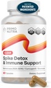 Suplemento Spike Detox com Nattokinase Marcada (NSK-SD), Bromelaína, Curcumina Marcada 500mg (Curcugen), e Hidrogênio Molecular - Potente Limpa Proteína Estrangeira