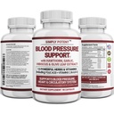 Suplementos de suporte à pressão arterial - Coração saudável, Colesterol, Cardio, Hipertensão, PA alta - 13 Vitaminas e ervas - Ácido Fólico, Vitaminas C B6 & B12, Hibisco de folhas de folha de Hawthorn, 90 Cápsula