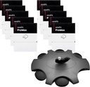(60 Pcs) Minifit Prowax Wax protetores filtros para aparelhos auditivos Oticon,Oticon Minifit aparelhos auditivos substituição peças suprimentos Kit de limpeza Acessórios (10 embalagens)