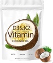 2-em-1 Vitamina D3 K2 Suplemento Softgel, 10000 UI VIT D3 + 200 MCG Vitamina K2 (180 Pcs)