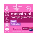Menstrual Cramp Período Gummies verdadeira raizes PMS suporte suplemento para mulheres Fluxo saudável Flo PMS Menstrual Cycle Relief, Cramping e Bloating Vegan & Natural Flavors