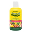 Naturezas Plus Fonte de Vida Líquido Pré-Natal, Fruta Tropical - 30 fl oz - Multivitamin & Suplemento Mineral - Apoio Nutricional Durante a Gravidez - Sem Glúten, Vegetariano - 30 Servimentos