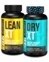 Pilha de perda de peso Stim-Free Fábrica Jacked - Lean XT Stim-Free Fat Burner e Dry XT Water Pills para redução de entupimento (fornecimento de 30 dias)