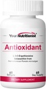 Antioxidante Softgel - Astaxantina de Algae, Ergotioneine - 60 Condes, 60 Dia Fornecimento