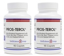 Pros-TEROL (2 kit de garrafa), alívio da próstata com 900 mg Esterols de plantas com sementes de abóbora, raiz de espuma de Stinging, raiz de gengibre, extratos de raiz de alcaçuz 90 Caplets