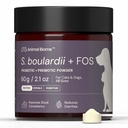 AnimalBiome Pet Probióticos - S. boulardii + FOS Probiótico e pó prebiótico para cães e gatos 60g