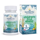 Naturals nórdicos DHA Vegetarian - Kids DHA Omega-3 Suplemento - Óleo de Algas - Berry Limonada Mini Mastigables - Fórmula baseada em plantas para idades 3+ - 120 Geles macios - 40 Servings