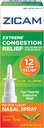 Zicam Extreme Congestion Relief No-Drip Liquid Nasal Spray com calmante Aloe Vera, 0,5 onça (Pacote de 2)