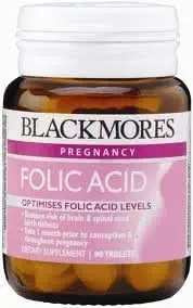 Blackmores Viltamins ácido fólico para as mulheres que estão prontos para ter um filho 90 comprimidos. [Free for You Beauty Gift]