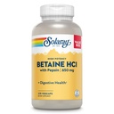Solaray alta potência Betaína HCL com Pepsin - Suplemento de ácido clorídrico para a saúde digestiva - com cloreto de betaína e enzimas digestivas - Gut Health Support - 60 dias de garantia, 275 VegCaps