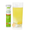 Igennus Super B-Complexo Metilado líquido B-Vitamina Suplemento Efervescente, Bebida energética de ação rápida, Cafeína & Açúcar-livre, Aroma laranja, Vegan, 20 Comprimidos