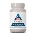 Ayush Herbs AdrenOm - Ayurvedic Adrenal and Stress-Support Suplemento para Mulheres e Homens, Ashwagandha & Eleuthero para apoiar o equilíbrio adrenal, função cognitiva e calma - 90 Cápsulas vegetarianas (1 Conde)