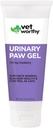 Vet Worthy Urinary Paw Gel para Gatos - Suplemento de gato para apoiar saudável Urinary Tract and Bladder Health - Feline Supplement with Cranberry Extract, L-Lysine and Vitamina C - Salmon Flavor, 3 onças