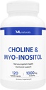 ML Naturals Choline & Myo-Inositol 120 cápsulas vegetais, NSF-certificado & cGMP-Compliant