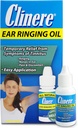 Clinere Ringing Oil Alívio, gotas de ouvido para ajudar a parar de tocar nas orelhas, Alívio do zumbido, Ruído nos ouvidos, Dor e desconforto, Alivia o toque do ouvido, Buzzing, Clicando com óleo homeopático, .5 fl