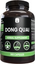 INGREDIENTES ORIGINAIS PUROS Dong Quai, (365 cápsulas), sem enchimento de magnésio ou arroz, sempre puro, verificado no laboratório