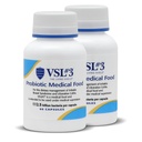 VSL #3® Probióticos para Saúde Digestiva, Sintomas IBS e UC - 112,5B UFCs, Alta Potencial, Multi-Strain, Vivo, Probiótico Refrigerado, Alimentos Médicos para Gut Saúde Suporte em Homens e Mulheres, 120 Cápsulas