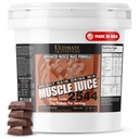 Ultimate Nutrition Muscle Juice, Weight Gain Drink Mix - Massa Gainer exercitar pó para homens e mulheres - Suplemento para crescimento muscular magro e apoio imunológico com 55g de proteína - Chocolate, 10,45lb