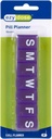 EZY DOSE Semanal (7-Dia) Organizador de comprimidos, Planeador diário de vitaminas, recipiente de medicina, caso para suplementos e óleos de peixe, Compartimentos médios, cores podem variar, Made in the USA