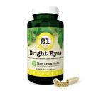 Silver Lining Herbs 21 Olhos brilhantes - Suporta a saúde do olho do cão - Mantém níveis minerais normais para olhos do cão - Ervas naturais suportando longa duração Canine Olho Saúde - 90 Cápsulas