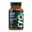 Gaia Herbs Fenugreek Seed - Ajuda a apoiar a amamentação saudável e produção de leite materno* - Feito com sementes de feno-grego orgânico - 60 Vegan líquido Phyto-Capsules (até 15 dias de fornecimento)