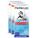 Macio líquido pedia-lax para crianças, idades 2-11, sabor de Berry, 4 Fl Oz (Pacote de 3) Embalagem pode variar