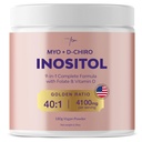 QSTA Myo-Inositol & D-Chiro Inositol Suplemento para Mulheres 4100mg (40:1 razão) – 9-em-1 Hormonal & Suporte Metabólico com PCOS Multivitamins. Inositol pó suplemento para equilíbrio hormonal