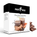 ProtiWise mistura de bebida de alta proteína de chocolate, baixo teor calórico, baixo teor de açúcar, Keto Friendly