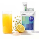 Sono Aid Powder - calmante bebida para sono profundo com açafrão lipossomal, magnésio e PharmaGABA Melatonina-livre suplemento natural para reduzir o estresse e melhorar a qualidade do sono Camomila limonada 28 Sticks