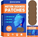 Motion Sickness Patches (36 Count), Sea Sickness Patch, Motion Sickness Patches para Cruzeiro, Trens, ônibus e aviões, Motion Sickness Patch para Vertigo Relief & Motion Sickness Alief