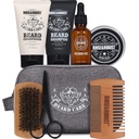 Rinse & Robust Beard Kit Beard cuidado grooming para homens Barba viagem conjunto de presente definido para homens viagem saco para homens pai dia pai presente