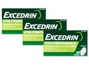 Excedrina - 24 Caplets, Embalagem de 3