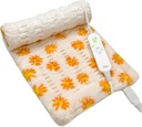 ZXU almofada de aquecimento para alívio da dor de costas e alívio Cramps- Ultra Soft Sherpa almofada de aquecimento, XL King Tamanho 12" x 24", 12 níveis de calor e 1-24H Auto Off, ficar na função quente aquecedor Pad, máquina lavável